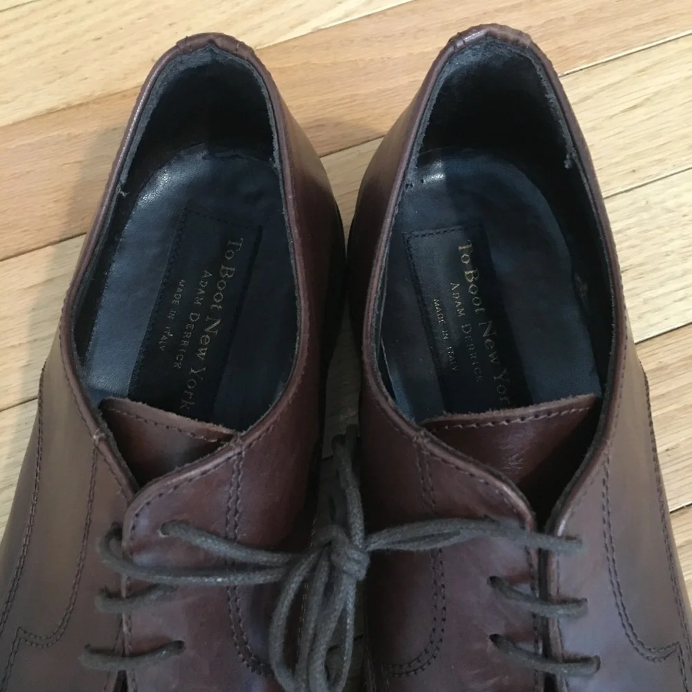 To Boot New York Adam Derrick Leather Dress Shoes